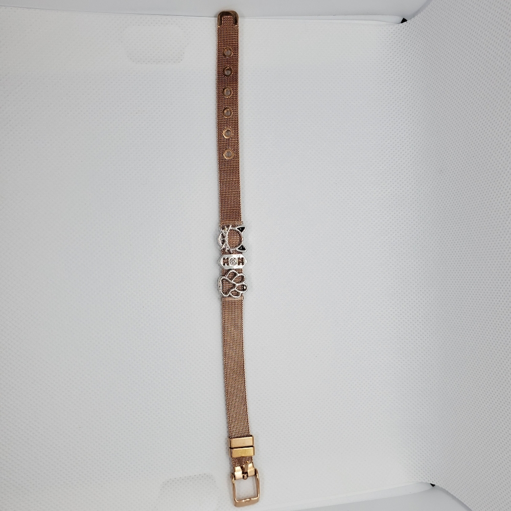 5 ⭐ rated💗 Rose Gold/Silver Cat Mom Bracelet - Picture 7 of 7